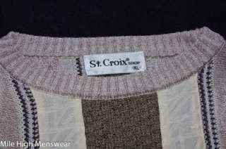 A274 St Croix Mens Beautiful Cotton Sweater Extra Large XL  