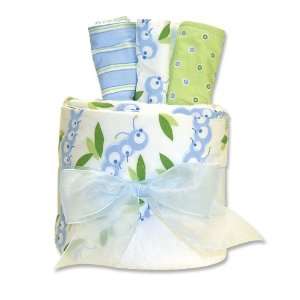   : Trend Lab Bath Gift Cake Towel and Washcloth Set, Caterpillar: Baby