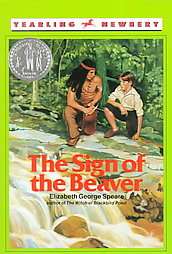 The Sign of the Beaver by Elizabeth George Speare 1984, Paperback 