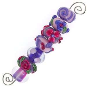   and Purple Lampwork Bead Set by Bindy Lambell Arts, Crafts & Sewing