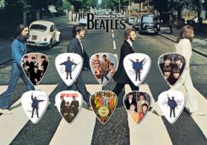 THE BEATLES Guitar Pick Set Display LIMITED EDITION #2  