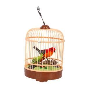  Electronic Voice Couple Birds with Birdcage Toys & Games