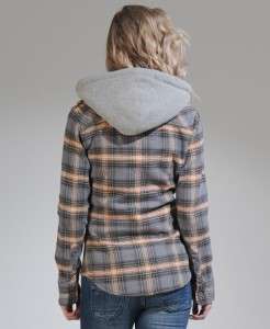 New Womens Superdry Lumberjack Hoodie Jacket ref BP MP691/1395  
