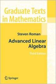   Linear Algebra, (1441924981), Steven Roman, Textbooks   