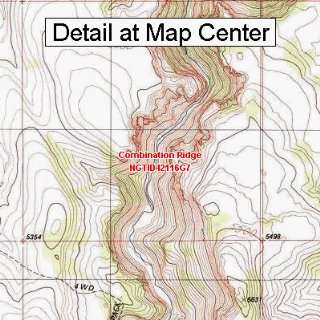   Map   Combination Ridge, Idaho (Folded/Waterproof)