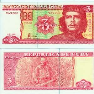   Pesos with Portrait of Che Guevara P123 Uncirculated 