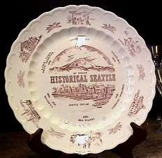 SEATTLE Plate by Vernon Kilns for Frederick & Nelson  