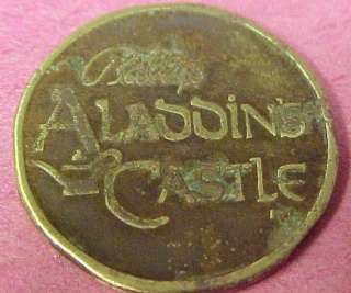 BALLYS ALADDINS CASTLE THE PARTY PLACE TOKEN 8113C  