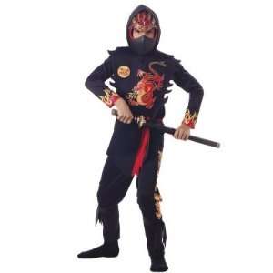  Ninja Of The Black Dragon Child Costume Health & Personal 