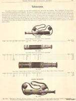 1910 Antique Bardou Telescope Rifle Range Catalog Ad  