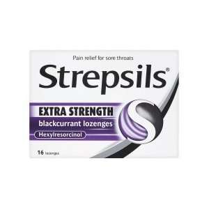  Strepsils Extra Strength 16 Blackcurrent Lozenges: Beauty