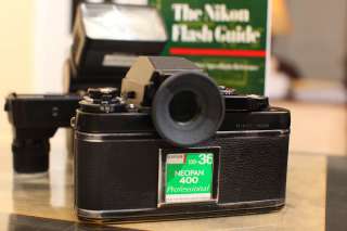 Nikon F3 HP 35mm SLR Film Camera, SB 16 Flash, & 28 50mm AIS Zoom Lens 