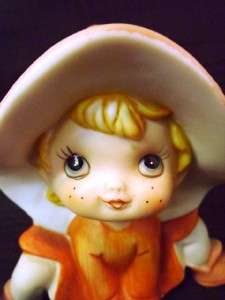 Elf Pixie Fairy Sprite Porcelain Homco Figurine Tulip Girl Magical 
