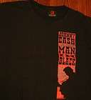 Johnny Cash THE MAN IN BLACK T SHIRT MENS M  