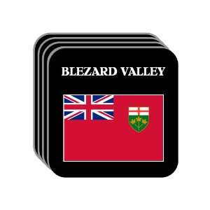  Ontario   BLEZARD VALLEY Set of 4 Mini Mousepad Coasters 