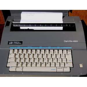   De Ville 450 Electric Typewriter Portable Correctable: Electronics