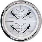   Gauge Combination 4 inch 4 in 1 Chesapeake White Stainless GF0008