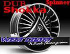 DUB Spinner 28 WHEEL Set SKIRTZ Spinners NEW DUB SHOKKA S601 Floater 