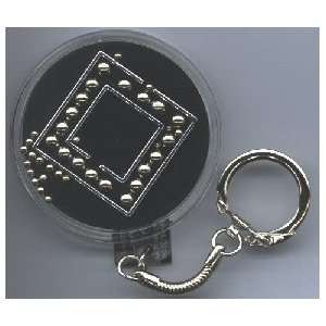   SQUARE CRAZY MAZE KEY CHAIN PUZZLE by The Lagoon Group Toys & Games