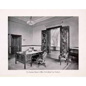 1911 Print Pan American Union Building Office Assistant Director Over 