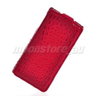   FLIP HARD BACK CASE COVER FOR SONY ERICSSON XPERIA ARC X12 RED  