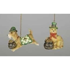   12 Luck of the Irish Cat & Dog Christmas Ornaments: Home & Kitchen