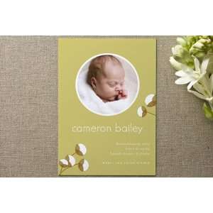  cotton Birth Announcements by Oscar+Emma Design Health 