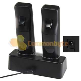 USB WiFi Adapter+Blk Dual Charger Dock Station For Wii  