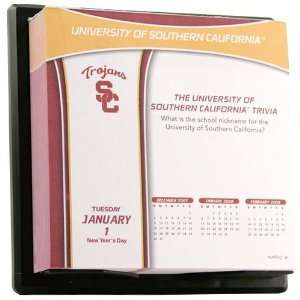  USC Trojans 2008 Team Desk Calendar
