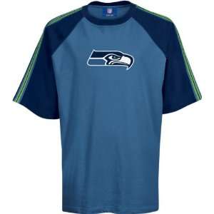  Seattle Seahawks Light Blue Crew Shirt: Sports & Outdoors