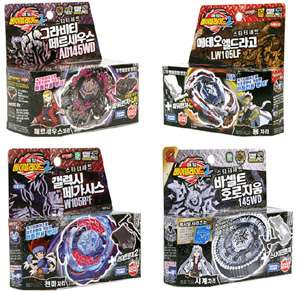 BeyBlade Metal Fusion Fight Starter Sets Lot Launcher 2  