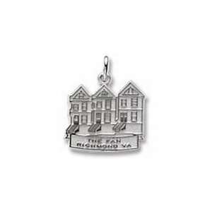  The Fan Richmond Charm   10k Yellow Gold Jewelry