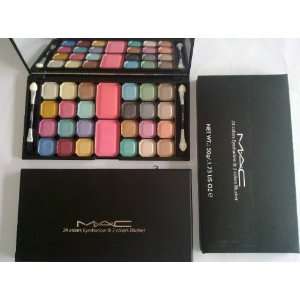  24 Color Eyeshadow & 2 Color Blusher Beauty
