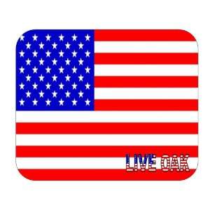  US Flag   Live Oak, Texas (TX) Mouse Pad: Everything Else