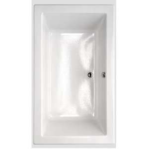  Porcher 60560 00.001 Tetsu Rectangle Drop In Tub, White 