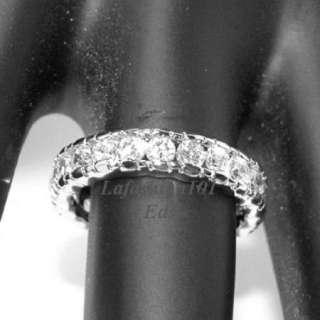   2ct Womens Brilliant cut Eternity band ring SIZE 6,7,8,9,10  