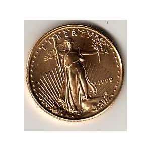    American Gold Eagle (1/10 oz) Tenth Ounce 1999: Everything Else