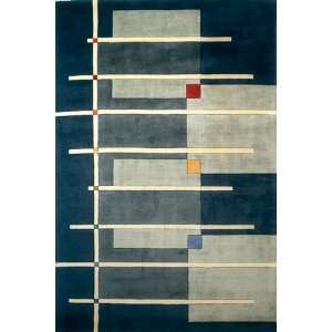  Momeni New Wave NW 30 Navy 9 6 x 13 6 Area Rug