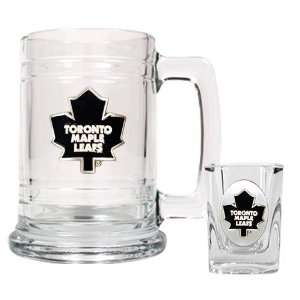  Toronto Maple Leafs NHL Boilermaker Set   Primary Logo 