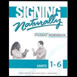 Signing Naturally Unit 1 6 Workbook and 2 DVDs (ISBN10: 1581212100 