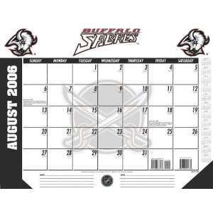   Buffalo Sabres 22x17 Academic Desk Calendar 2006 07