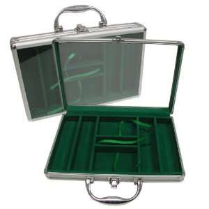   Chip Aluminum Case with Clear Cover (Casino Supplies): Office Products