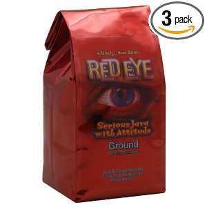 Stewart?s Red Eye Coffee, 11 Ounce (Pack of 3)  Grocery 