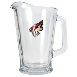 Phoenix Coyotes Large Glass Beer Pitcher