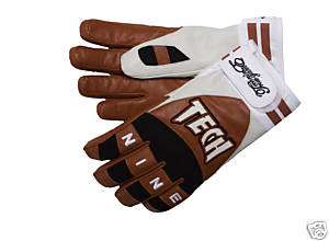 2010 Technine Baseball Snowboard Gloves Red Sz L  
