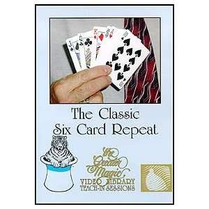 Six Card Repeat DVD   Four Luminaries Perform and Teach Their Methods 
