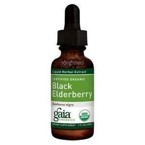 Gaia Herbs   Black Elderberry Certified Organic   1 oz 