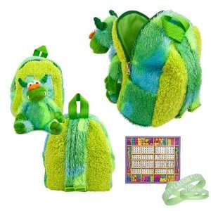 Green and Blue Monster Raver Backpack for Nocturnal, TAO Together As 