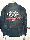 BIKERS CHOICE MENS MOTORCYCLE LEATHER JACKET SIZE 42R 