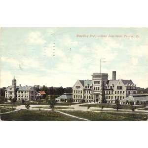   Vintage Postcard   Bradley Polytechnic Institute   Peoria Illinois
